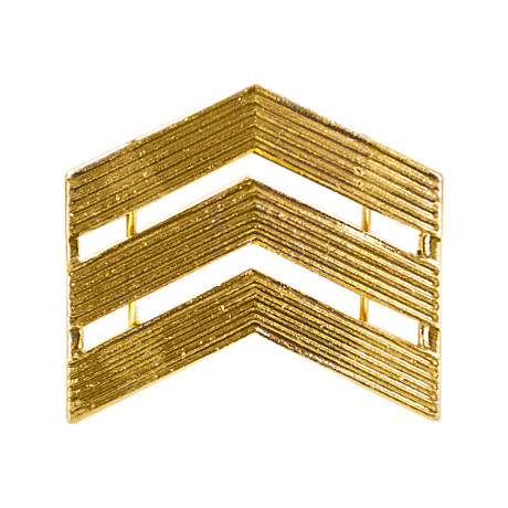 Лычки вс метал золото сержант