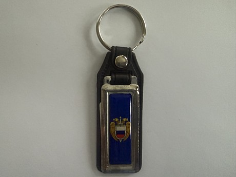 Брелок смола на подложке прямоуг. фсо