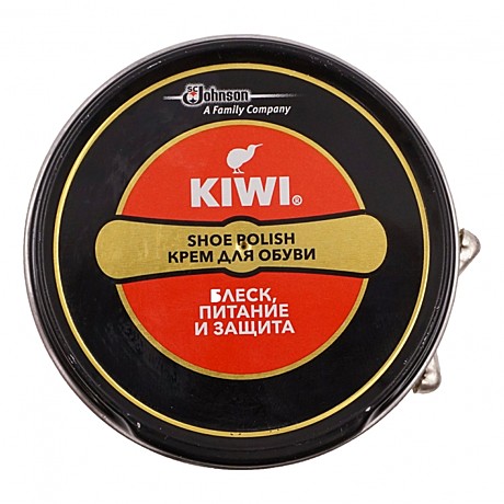 Крем для обуви киви черный