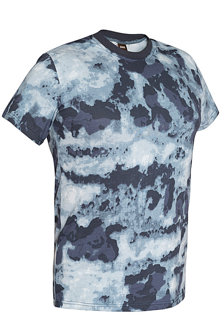 Футболка детская синий мох 42